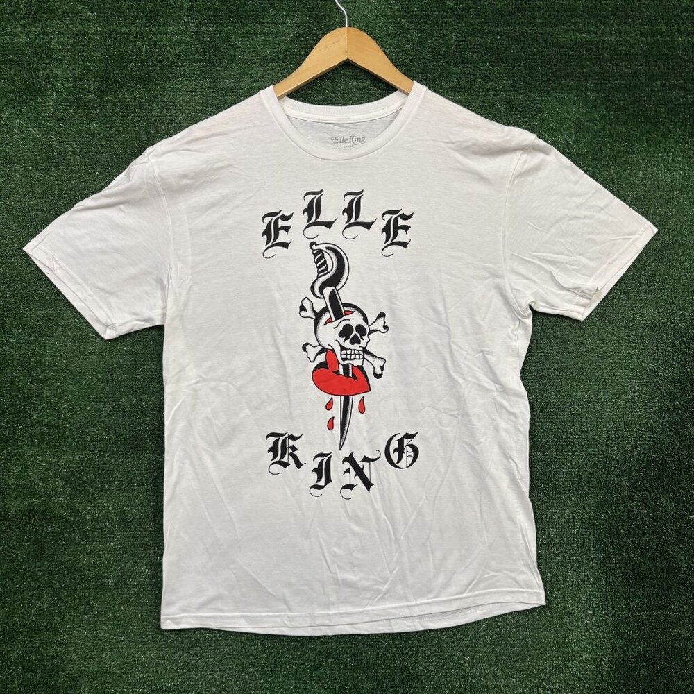 Elle King Skull and Dagger Concert A-FREAKIN-MEN Tour T-Shirt Size Large